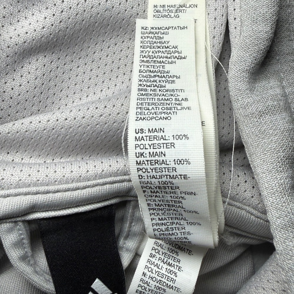 Adidas Climawarm Pullover Hoodie Mens Medium Gray Graphic Logo - Picture 6 of 6